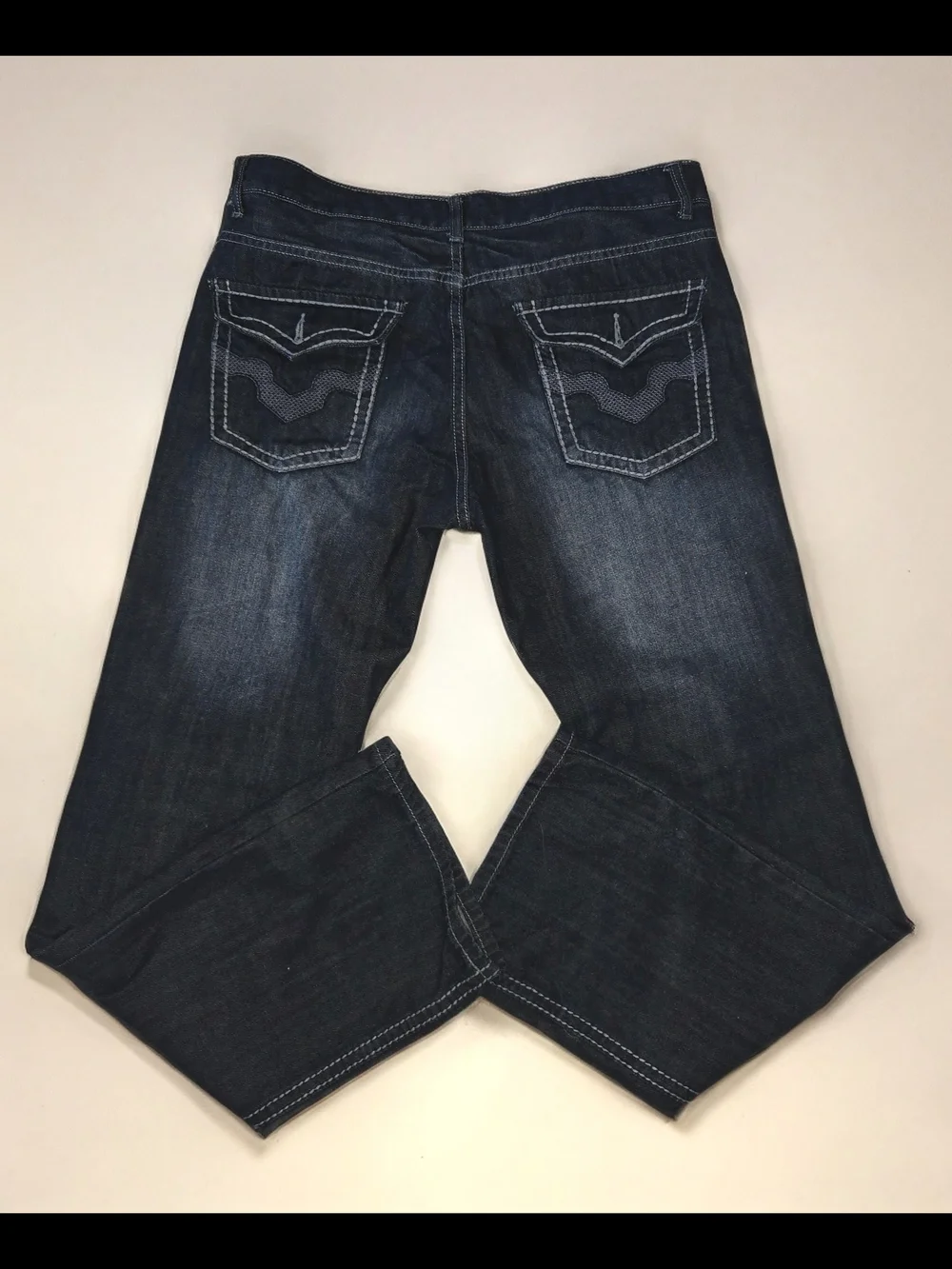 INC International Concepts Denim Jeans with White Stitching Mens 34x32 - Picture 11 of 12